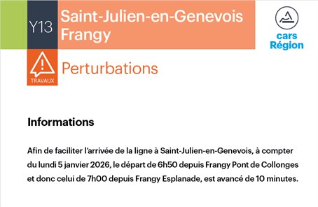 Changement d'horaire matin